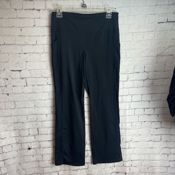 J. Jill size small petite fit performance boot cut pants black - Picture 1 of 7